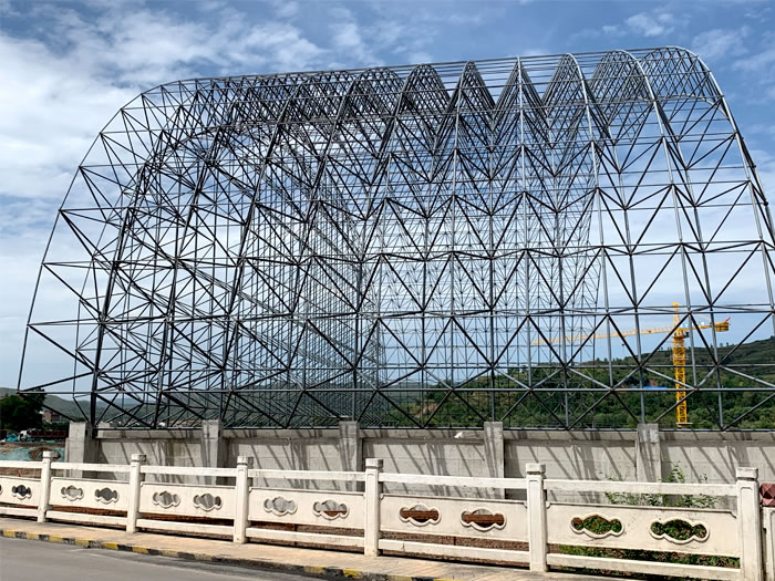北海山寨矿储煤棚网架
